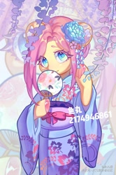 Size: 1072x1614 | Tagged: safe, artist:ywn10804439, fluttershy, pegasus, anthro, unguligrade anthro, g4, cute, female, shyabetes, solo