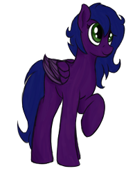 Size: 1486x1906 | Tagged: safe, artist:ahorseofcourse, oc, oc only, oc:midnight lily, pegasus, pony, female, mare, ponerpics community collab 2022, ponerpics import, solo