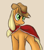 Size: 827x950 | Tagged: safe, artist:ahorseofcourse, applejack, earth pony, pony, g4, clothes, poncho, solo