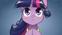 Size: 1280x720 | Tagged: safe, alternate version, artist:rocio_violeta24, twilight sparkle, alicorn, pony, g4, crying, female, mare, redraw, sailor moon (series), solo, twilight sparkle (alicorn)