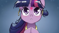 Size: 1280x720 | Tagged: safe, artist:rocio_violeta24, twilight sparkle, alicorn, pony, g4, crying, female, mare, redraw, sailor moon (series), solo, twilight sparkle (alicorn)