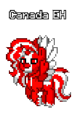 Size: 212x340 | Tagged: safe, artist:thebluee53, oc, oc only, alicorn, pony, pony town, alicorn oc, animated, canada, flying, genderless, gif, horn, nation ponies, pixel art, ponified, simple background, solo, spread wings, transparent background, wings