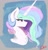 Size: 1361x1417 | Tagged: safe, artist:thelunarmoon, princess celestia, alicorn, pony, g4, blushing, bust, chest fluff, eyebrows, eyebrows visible through hair, female, lidded eyes, mare, profile, solo