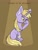 Size: 1208x1600 | Tagged: safe, artist:milapegasus14, dinky hooves, pony, unicorn, g4, bandage, crying, female, filly, foal, solo, text