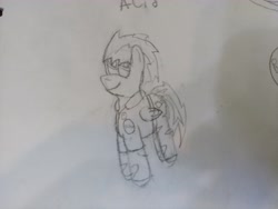 Size: 4608x3456 | Tagged: safe, artist:acid flask, oc, oc:film wheel, pony, 2d, art dump, clothes, costume, eyeroll, graphite drawing, male, paper, sketch, sketch dump, sketchbook, smiling, solo, stallion, traditional art