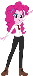 Size: 1920x4412 | Tagged: safe, artist:edy_january, edit, vector edit, pinkie pie, human, equestria girls, g4, base used, call of duty, call of duty zombies, call of duty: black ops 2, civilan, clothes, geode of sugar bombs, link in description, long pants, magical geodes, marlton johnson, nuketown zombies, shoes, simple background, solo, survivor, transparent background, united states, vector, victis, zombie apocalypse