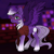 Size: 1024x1024 | Tagged: safe, oc, oc only, oc:amethyst volt, pegasus, pony, clothes, ear fluff, glasses, jacket, male, necktie, purple fur, purple mane, purple tail, tail, unshorn fetlocks, white mane