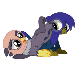 Size: 1584x1308 | Tagged: safe, artist:beesmeliss, grampa gruff, oc, oc:gonsodolt, griffon, g4, chickub, paw pads, simple background, transparent background