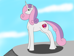 Size: 1600x1200 | Tagged: safe, artist:saintgryphonii, sweetie belle, pony, unicorn, g4, older, older sweetie belle, solo