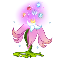 Size: 2576x2432 | Tagged: safe, alternate version, artist:harmonyvitality-yt, flower, high res, no pony, simple background, transparent background