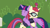 Size: 1280x720 | Tagged: safe, screencap, moondancer, twilight sparkle, alicorn, pony, unicorn, amending fences, g4, my little pony: friendship is magic, season 5, ^^, bipedal, cute, daaaaaaaaaaaw, dancerbetes, duo, duo female, eyes closed, feels, female, forgiveness, glasses, happy, hug, mare, reconciliation, smiling, spread wings, twiabetes, twilight sparkle (alicorn), wings