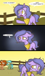 Size: 1152x1920 | Tagged: safe, artist:lolepopenon, oc, oc:billie, earth pony, pony, ask billie the kid, ask, comic