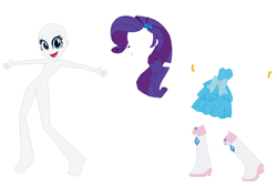 Size: 874x589 | Tagged: safe, artist:lordsfrederick778, artist:selenaede, rarity, human, equestria girls, g4, alternate design, base used, simple background, solo, white background