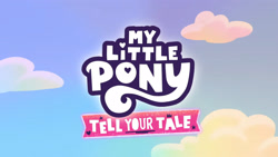 Size: 3072x1727 | Tagged: safe, screencap, g5, my little pony: tell your tale, opaline alone, spoiler:g5, spoiler:my little pony: tell your tale, cloud, my little pony logo, no pony, sky