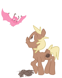 Size: 1028x1289 | Tagged: safe, artist:spatialheather, oc, oc only, oc:forty winks, bat, earth pony, pony, emaciated, ribs, simple background, skinny, spine, thin, transparent background