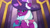 Size: 3072x1727 | Tagged: safe, screencap, opaline arcana, alicorn, pony, g5, my little pony: tell your tale, opaline alone, spoiler:g5, spoiler:my little pony: tell your tale, spoiler:tyts01e50, female, grin, hat, indonesian, mare, opaline (song), smiling, solo, subtitles