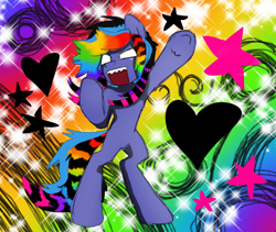 Size: 880x741 | Tagged: safe, artist:solixy406, oc, oc only, oc:cloudbreaker, pony, 2000s, bipedal, scene, solo