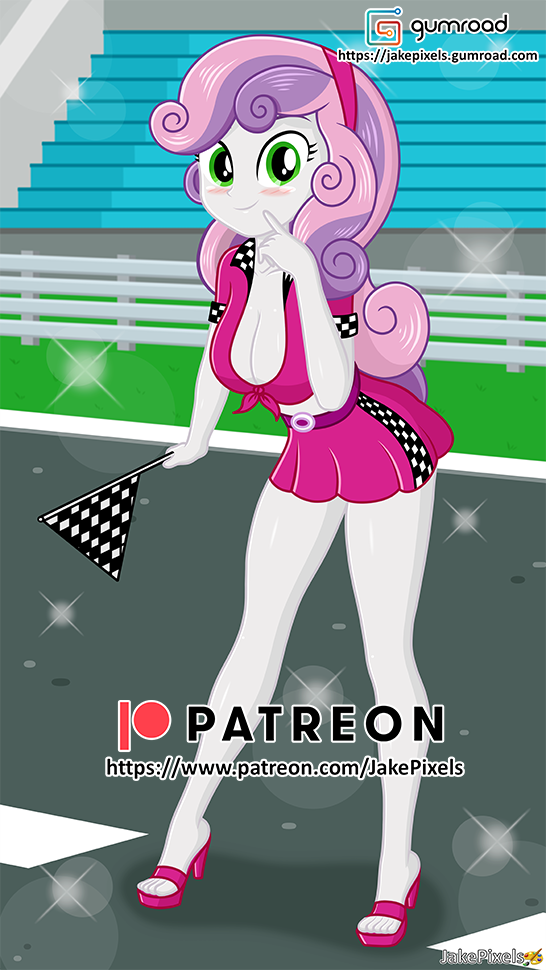 Suggestive Artist Jakepixels Sweetie Belle Human