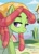 Size: 5000x7000 | Tagged: safe, artist:supsaka, tree hugger, earth pony, pony, g4, absurd resolution, dreadlocks, female, looking at you, mare, question mark, smiling, solo