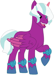 Size: 1420x1988 | Tagged: safe, artist:jadeharmony, artist:starshade, opaline arcana, alicorn, pony, g5, spoiler:g5, base used, male, male alicorn, open mouth, raised hoof, rule 63, simple background, solo, stallion, transparent background, unshorn fetlocks, zane arcana