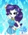 Size: 1080x1335 | Tagged: safe, alternate version, artist:rjp.rammy, rarity, human, equestria girls, g4, my little pony equestria girls: better together, armpits, bare shoulders, bracelet, breasts, busty rarity, clothes, cutie mark on clothes, female, hairpin, hand on hip, jewelry, looking at you, ponytail, rarity peplum dress, reasonably sized breasts, signature, sleeveless, smiling, smiling at you, solo