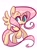 Size: 1202x1620 | Tagged: safe, artist:sunburst1ng, fluttershy, pegasus, pony, g4, female, simple background, solo, white background