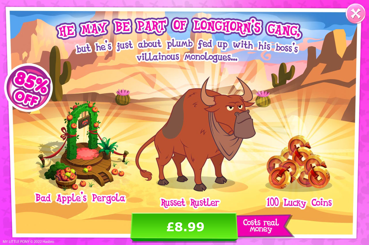 Mlp Bull Riding #3112883 - safe, gameloft, angus mcsteer, bull, my little pony: magic ...