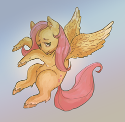 Size: 2047x1989 | Tagged: safe, artist:iamstinky2, fluttershy, pegasus, pony, g4, solo