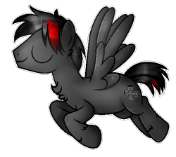 Size: 521x467 | Tagged: safe, artist:angellightyt, oc, oc only, pegasus, pony, base used, chest fluff, eyes closed, flying, male, pegasus oc, simple background, smiling, solo, stallion, transparent background