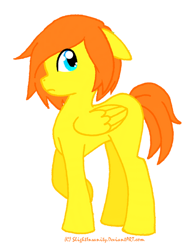 Size: 400x525 | Tagged: safe, artist:sinclair2013, oc, oc only, oc:sunny rain, pegasus, pony, female, mare, simple background, solo, transparent background
