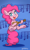 Size: 720x1200 | Tagged: safe, artist:empyu, pinkie pie, earth pony, pony, g4, cute, diapinkes, female, happy, looking at you, mare, musical instrument, open mouth, open smile, playing, smiling, solo, tail, tail stand, ukulele, underhoof