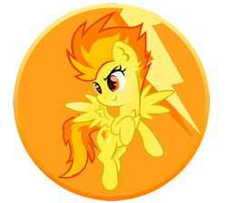 Size: 4383x3933 | Tagged: safe, alternate version, artist:fededash, spitfire, pegasus, pony, g4, cutie mark, female, flying, simple background, solo, transparent background, wings