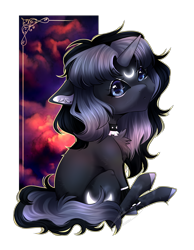 Size: 3500x4500 | Tagged: safe, artist:lunciakkk, oc, oc only, pony, unicorn, chest fluff, female, simple background, solo, transparent background