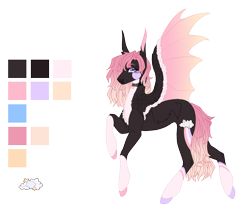 Size: 2406x2073 | Tagged: safe, artist:luuny-luna, oc, bat pony, pony, female, high res, mare, simple background, solo, transparent background