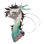 Size: 1262x1264 | Tagged: safe, artist:luuny-luna, oc, pony, bust, horns, male, portrait, simple background, solo, stallion, transparent background