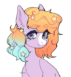 Size: 1245x1350 | Tagged: safe, artist:ruru_01, oc, oc only, earth pony, pony, bust, portrait, simple background, solo, transparent background