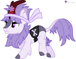 Size: 5151x4000 | Tagged: safe, artist:melisareb, part of a set, kirin, g4, .svg available, absurd resolution, alphabet lore, badass, cloven hooves, crossover, gem, headband, kirin-ified, male, raised hoof, saddle, simple background, solo, species swap, stallion, tack, tail, transparent background, vector, x