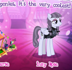 Size: 517x503 | Tagged: safe, gameloft, inky rose, pegasus, pony, g4, my little pony: magic princess, female, mare, meme, wow! glimmer