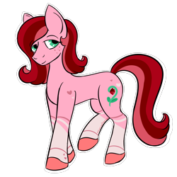 Size: 2000x2000 | Tagged: safe, artist:whimsicalseraph, oc, oc only, earth pony, pony, adoptable, coat markings, concave belly, female, high res, hooves, raised leg, simple background, solo, transparent background