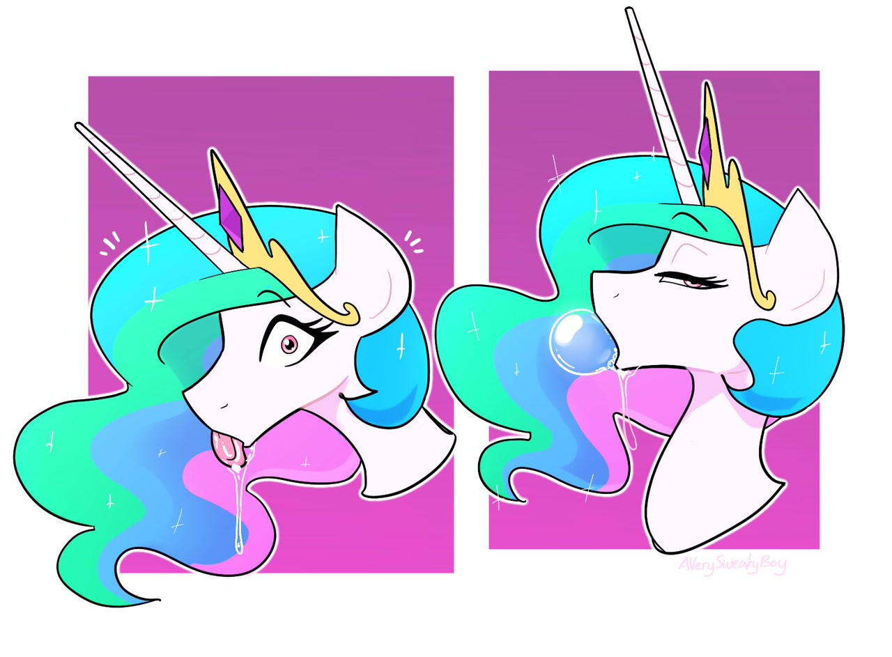 #3115800 - suggestive, artist:averysweatyboy, princess celestia, alicorn, <b>p...</b>