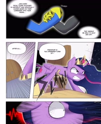 Size: 3000x3700 | Tagged: safe, artist:begoliah, twilight sparkle, alicorn, pony, comic:crusaders, g4, comic, female, gritted teeth, high res, teeth, twilight sparkle (alicorn)