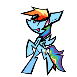 Size: 1280x1280 | Tagged: safe, artist:alandisc, rainbow dash, pegasus, pony, g4, eye clipping through hair, female, flying, simple background, solo, transparent background