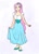 Size: 2497x3499 | Tagged: safe, artist:killerteddybear94, fluttershy, human, g4, alternate hairstyle, clothes, costume, crossover, cute, don bluth, dress, female, fluttershy day, high res, humanized, long hair, looking away, shyabetes, solo, thumbelina, thumbelina (1994), traditional art