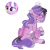 Size: 1000x1000 | Tagged: safe, artist:kazmuun, diamond tiara, earth pony, pony, series:kazmuun's drawing every pony, g4, alternate design, blue eyelashes, blue pupils, bracelet, chest fluff, coat markings, colored eyelashes, colored hooves, colored pupils, cross-popping veins, ear piercing, earring, ears back, emanata, facial markings, female, filly, foal, freckles, gradient ears, gradient legs, gradient mane, gradient tail, hooves, jewelry, looking at you, looking back, looking back at you, pale belly, piercing, quadrupedal, raised hoof, redesign, screencap reference, shoulder fluff, shoulder freckles, simple background, sitting, snip (coat marking), solo, star (coat marking), tail, thin, tiara, transparent background, unshorn fetlocks