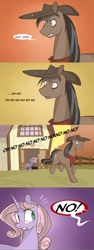 Size: 1280x3416 | Tagged: safe, artist:lolepopenon, oc, oc:oliver, oc:sweet tales, earth pony, pony, unicorn, ask billie the kid, ask, comic, duo, glasses, hat