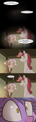 Size: 1280x4270 | Tagged: safe, artist:lolepopenon, oc, oc:billie, oc:gimmick, oc:needlework, earth pony, pony, unicorn, ask billie the kid, ask, comic, trio