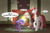 Size: 1280x854 | Tagged: safe, artist:lolepopenon, oc, oc:billie, oc:gimmick, oc:needlework, earth pony, pony, unicorn, ask billie the kid, ask, comic, fireplace, trio