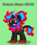 Size: 696x852 | Tagged: safe, autumn blaze, kirin, nirik, pony, pony town, g4, green background, looking left, pixel art, simple background, solo