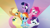 Size: 1280x720 | Tagged: safe, screencap, applejack, fluttershy, pinkie pie, rainbow dash, rarity, twilight sparkle, earth pony, pegasus, pony, unicorn, g4, my little pony: rainbow roadtrip, cute, dashabetes, diapinkes, jackabetes, letter, mane six, rainbow, raribetes, shyabetes, smiling, twiabetes