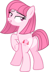 Size: 719x1055 | Tagged: safe, artist:muhammad yunus, oc, oc:annisa trihapsari, earth pony, pony, g4, annibutt, base used, butt, earth pony oc, female, heart, heart mark, mare, plot, raised leg, simple background, solo, sultry pose, transparent background